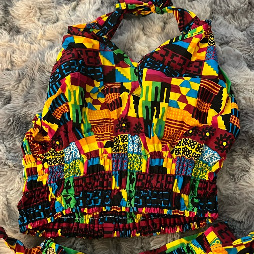 2 Piece Crop top/Skirt